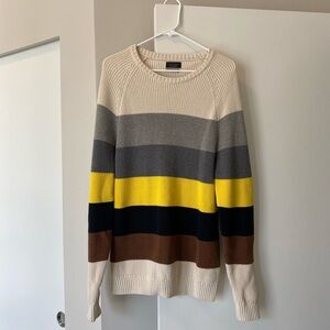 Zara Man Color Block Knit Sweater